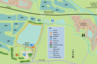 Map of the Nature Discovery Centre