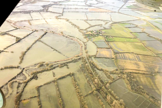 BBOWT's Chimney Meadows nature reserve flooded in January 2024.