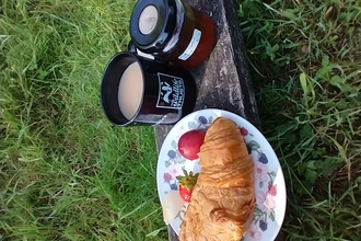 Breakfast at Sutton Courtenay by Amanda Jones