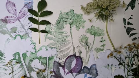botanical collage