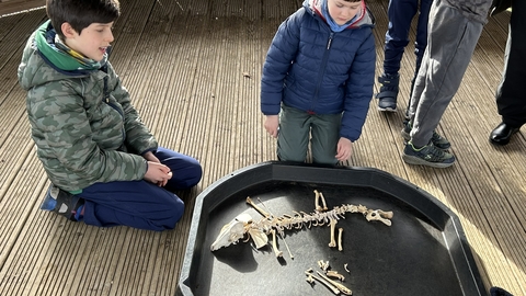 image of two children at young rangers