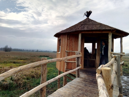 New bird hide at Chimney Meadows