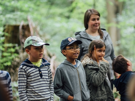 Children in nature learning