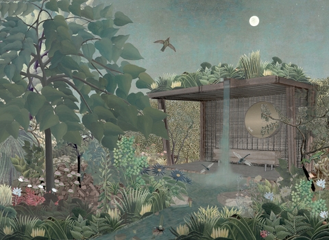 Concept art for The Wildlife Trusts' Wilder Spaces garden